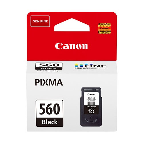 Оригинальный чёрный картридж Canon PG-560 для принтеров Canon PIXMA