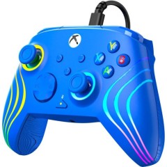 Afterglow RGB WAVE Xbox Gaming Controller — Blue
