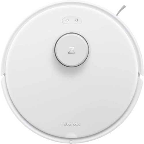 שואב אבק רובוטי Roborock Qrevo Curv 5A1 עם פונקציית ריקון ושטיפה 18500Pa — לבן