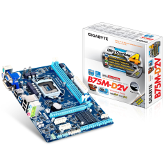 Motherboard 1155 B75 Gigabyte GA-B75M-D2V