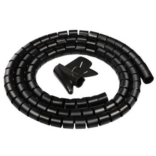 Cable bundle with a diameter of 25mm and a length of 1.5 meters in black