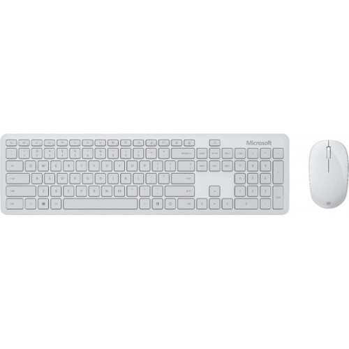 Keyboard and Mouse Set Microsoft Bluetooth Desktop White Hebrew/English