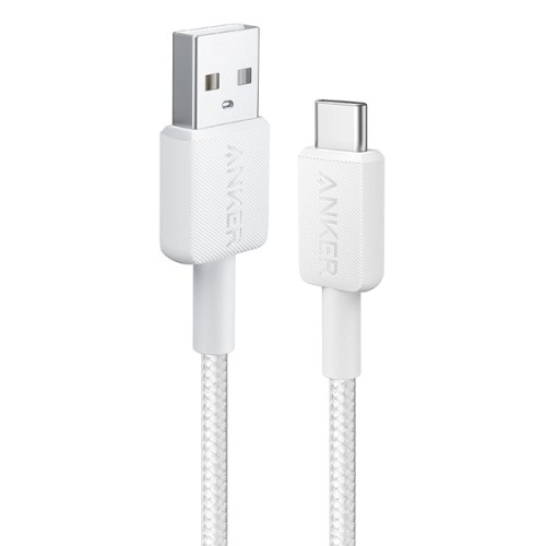 Anker 322 USB-A to USB-C Charging & Data Cable 0.9m — White