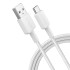 Anker 322 USB-A to USB-C Charging & Data Cable 0.9m — White