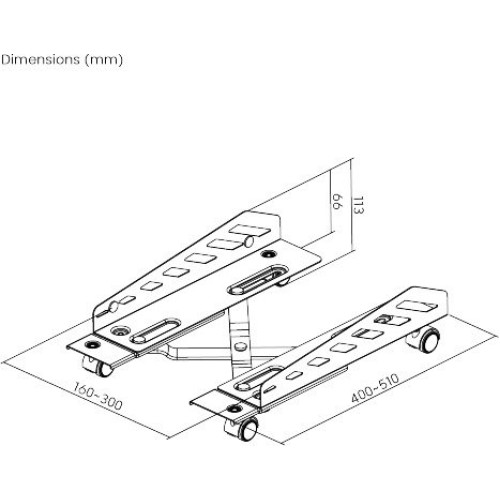 עמדת מחשב מתכווננת למארז