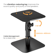 Desktop speaker stands