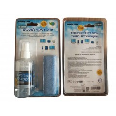 חומר ניקוי למסכים עם מטלית Silver Line 120ml