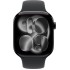 Apple Watch 46mm Series 11 GPS + Cellular в цвете Jet Black Aluminium с ремешком Black Sport Band M/L (2025)
