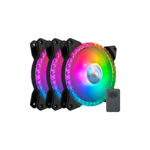 Комплект вентиляторов COOLERMASTER MASTERFAN MF120 PRISMATIC (3 шт.)