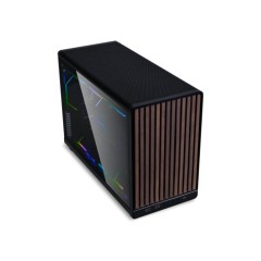 Computer Case LIAN-LI A3 WOOD AND GLASS EDITION BLACK