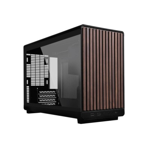 Computer Case LIAN-LI A3 WOOD AND GLASS EDITION BLACK
