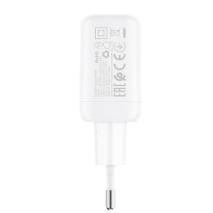 ACEFAST A130 PD20W USB-C Wall Charger with EU Plug — White