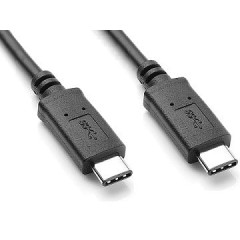 כבל USB C 3.1 זכר – זכר 0.5 מטר 5Gbps 3A