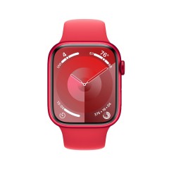 Смарт-часы Apple Watch Series-9 GPS + Cellular 45mm с ремешком Product Red Sport Band размера M/L