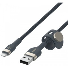 Кабель Belkin BoostCharge Pro Flex – Lightning на USB-A 1 метр (синий)