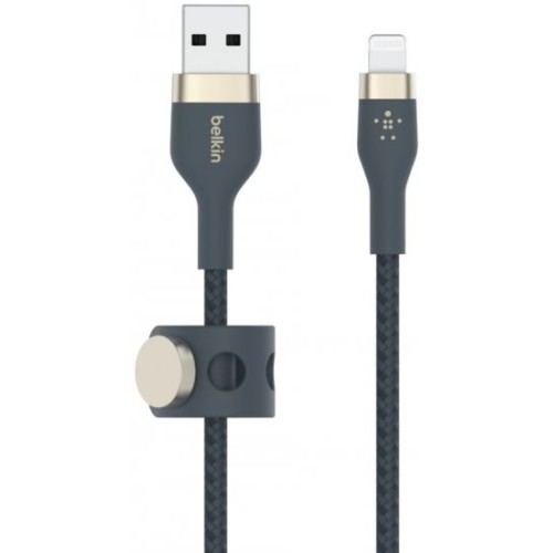 Кабель Belkin BoostCharge Pro Flex – Lightning на USB-A 1 метр (синий)