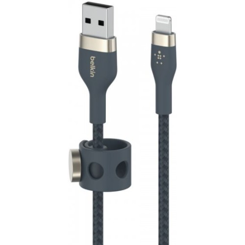 Кабель Belkin BoostCharge Pro Flex – Lightning на USB-A 1 метр (синий)