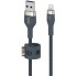 Кабель Belkin BoostCharge Pro Flex – Lightning на USB-A 1 метр (синий)
