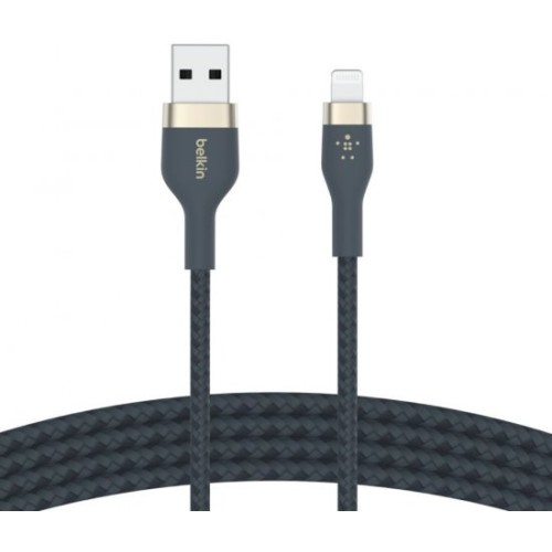 Кабель Belkin BoostCharge Pro Flex – Lightning на USB-A 1 метр (синий)