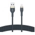 Кабель Belkin BoostCharge Pro Flex – Lightning на USB-A 1 метр (синий)