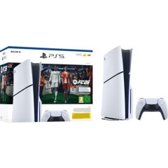 קונסולת משחק Sony PlayStation 5 Slim 1TB Blu-ray Edition + קוד דיגיטלי להורדת המשחק FC26
