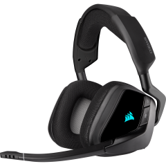 Наушники для игр Corsair VOID RGB ELITE 7.1 Premium Headset — Carbon, черные