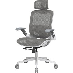 COUGAR Speeder One Ergonomic Gaming Chair with Mesh Upholstery and 135° Recline — White
