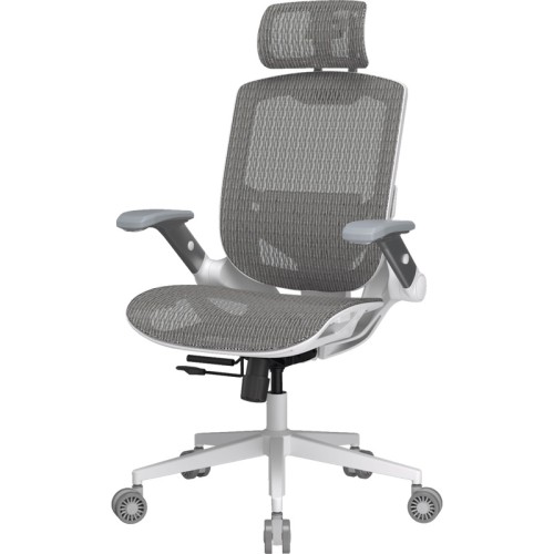 COUGAR Speeder One Ergonomic Gaming Chair with Mesh Upholstery and 135° Recline — White