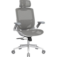 COUGAR Speeder One Ergonomic Gaming Chair with Mesh Upholstery and 135° Recline — White
