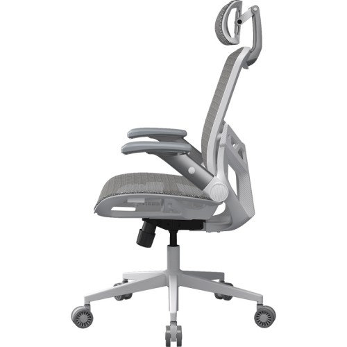 COUGAR Speeder One Ergonomic Gaming Chair with Mesh Upholstery and 135° Recline — White