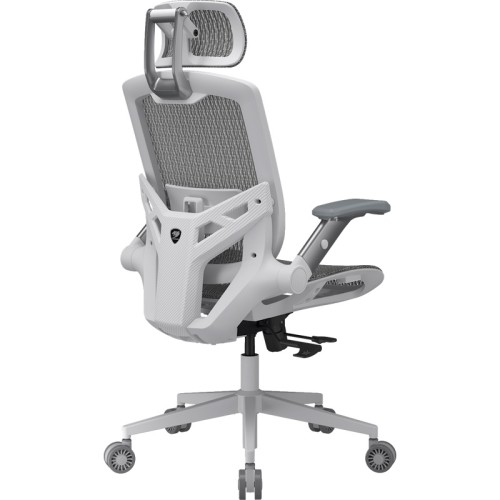 COUGAR Speeder One Ergonomic Gaming Chair with Mesh Upholstery and 135° Recline — White