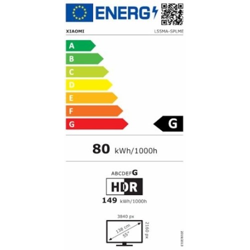 Смарт-телевизор Xiaomi TV S Mini LED 2025 55" 4K 144 Гц