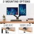 Dual Arm for Two Computer Monitors VM-132