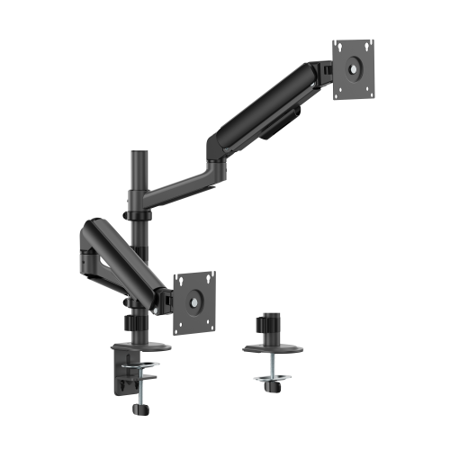 זרוע לשני מסכים עם בולם גז 17"-32"