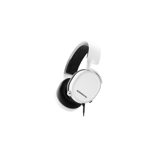 אוזניות גיימינג חוטיות לבנות Steelseries Arctis 3 Surround Sound 7.1 White