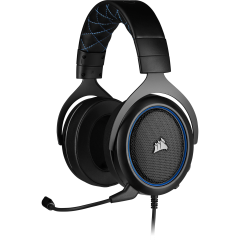 אוזניות גיימינג כחולות Corsair HS50 PRO Stereo Gaming Headset – Blue