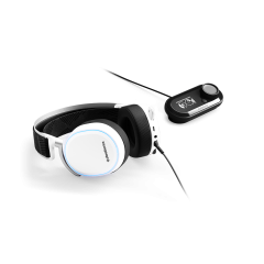 Наушники для игр Steelseries Arctis Pro + GameDAC белого цвета