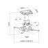 Крепление для проектора на потолок VM-154-2