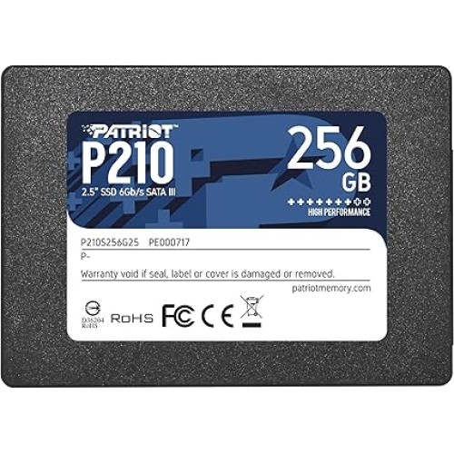 Внутренний SSD-накопитель Patriot P210 256GB SATA III 2.5"