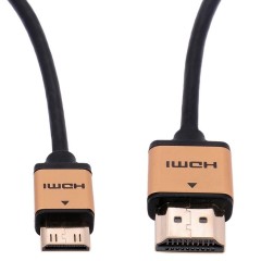 Thin HDMI cable - MINI HDMI, thickness 4.2mm, 0.5m.