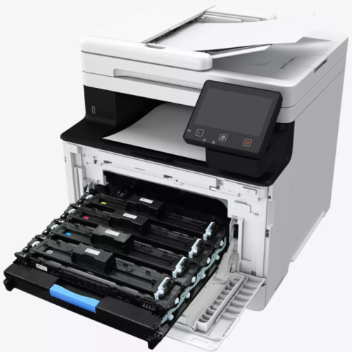 Многофункциональный цветной лазерный принтер Canon i-SENSYS MF752Cdw II с Wi-Fi, двусторонней печатью и DADF — бело-чёрный