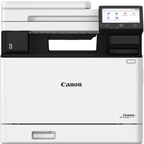 Многофункциональный цветной лазерный принтер Canon i-SENSYS MF752Cdw II с Wi-Fi, двусторонней печатью и DADF — бело-чёрный
