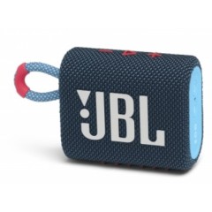 Переносной динамик JBL Go 3 с Bluetooth, голубой-розовый