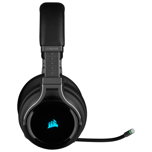 Беспроводные игровые наушники Corsair VIRTUOSO RGB Wireless High-Fidelity — Carbon