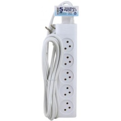 Power Strip 5 Outlets 3 Meters Semicon