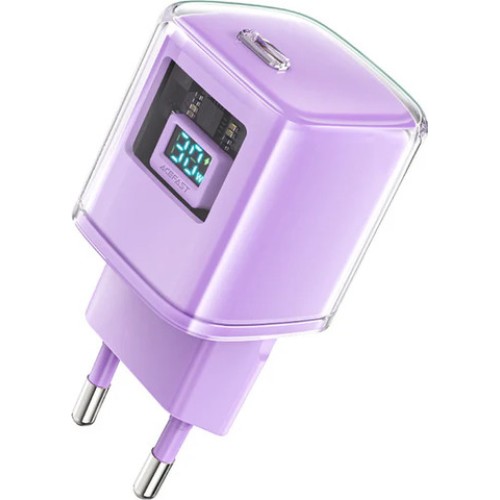 Acefast A53 Sparkling Series Wall Charger with PD 30W GaN (Purple)