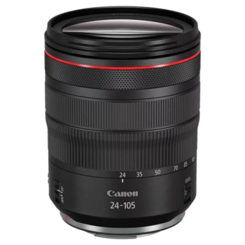 עדשת Canon RF 24-105mm F4L IS USM למצלמות עם תושבת Canon RF — שחור