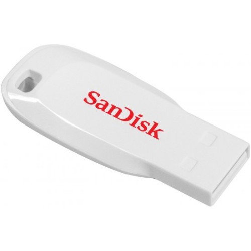 SanDisk Cruzer Blade 16GB USB Portable Memory — White