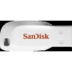 SanDisk Cruzer Blade 16GB USB Portable Memory — White