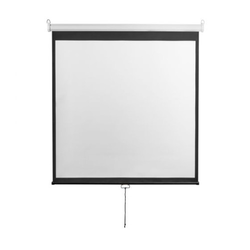 מסך הקרנה ידני נגלל בגודל 2.00×2.00 מטר